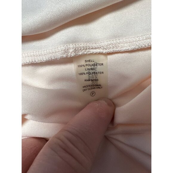 CALVIN KLEIN Sleeveless Trapeze Swing Flare Pink Red Lined Dress Size 8 - Picture 8 of 10